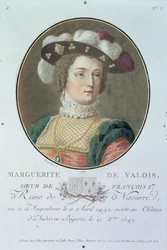Porträt von Marguerite de Valois, 1787